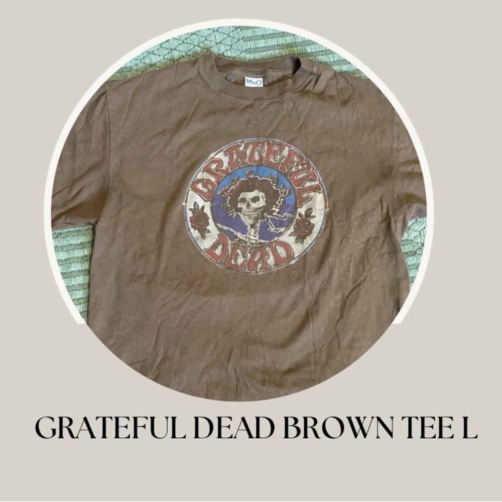 Grateful Dead Brown Short Sleeve Tee